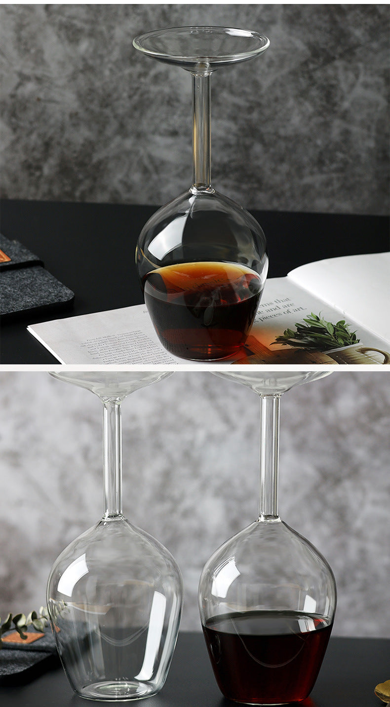 Borosilicate Home Creative Inverted Wine Glass Wine Goblet