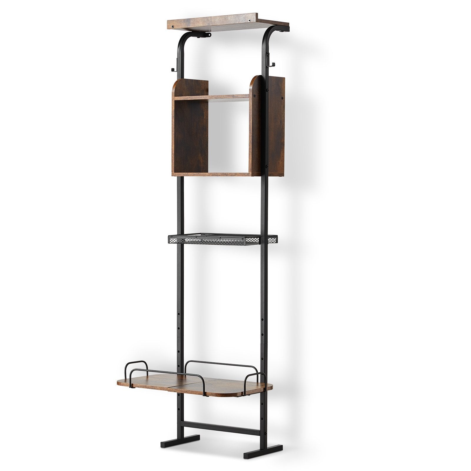 Pet Feeding Station With Storage Dog Food Toy Organizer Raised Dog Bowls