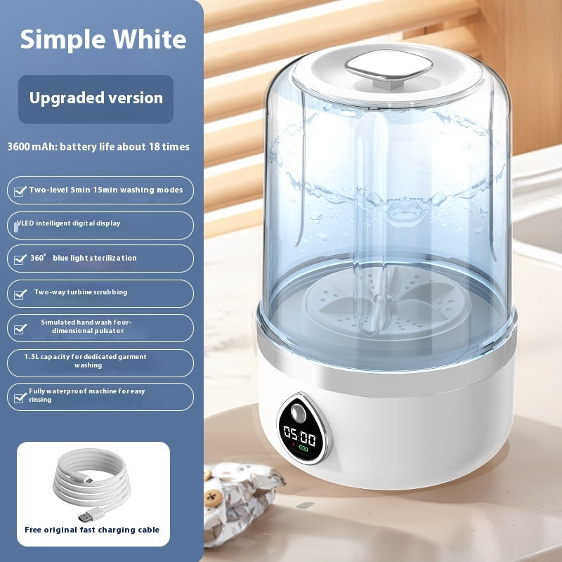 Portable Household Charging Automatic Mini Washing Machine